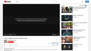 
                            7. Portal 2 Repulsion Gel Gameplay Trailer - YouTube