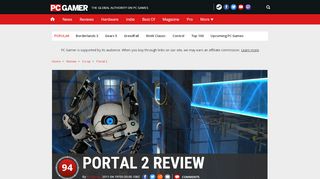 
                            2. Portal 2 review | PC Gamer