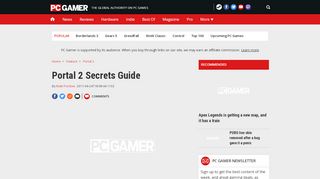 
                            7. Portal 2 Secrets Guide | PC Gamer