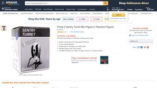 
                            1. Portal 2 Sentry Turret Mini-Figure (1 Random ... - Amazon.com