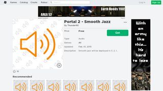 
                            5. Portal 2 - Smooth Jazz - Roblox