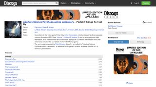 
                            9. Portal 2: Songs To Test By | Discogs