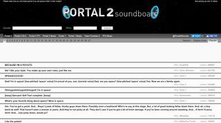 
                            5. Portal 2 Sounds | A Portal 2 Soundboard containing all in-game ...