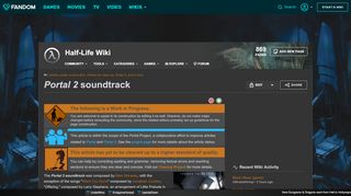 
                            6. Portal 2 soundtrack | Half-Life Wiki | FANDOM powered by Wikia