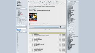 
                            2. Portal 2 - Soundtrack Songs To Test By Collectors Edition MP3 ...