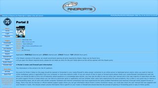 
                            1. Portal 2 tcp/udp ports list - Findports.com