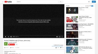 
                            3. Portal 2 Walkthrough (3 hours, all-in-one) - YouTube