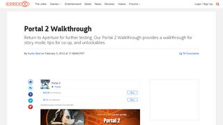 
                            7. Portal 2 Walkthrough - GameSpot
