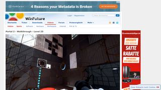 
                            4. Portal 2 - Walkthrough - Level 25 - WinFuture.de