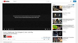 
                            10. Portal 2: Walkthrough - Part 1 [Chapter 1] - Intro - Let's Play (Gameplay ...