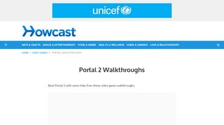 
                            6. Portal 2 Walkthroughs - Howcast | The best how-to videos