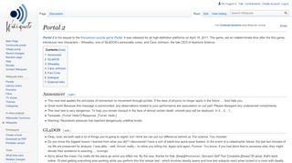 
                            11. Portal 2 - Wikiquote