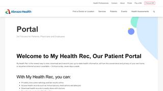 
                            1. Portal | Abrazo Community Health Network