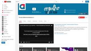 
                            4. Portal Administradores - YouTube