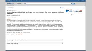 
                            4. Portal and peripheral blood short chain fatty acid concentrations after ...