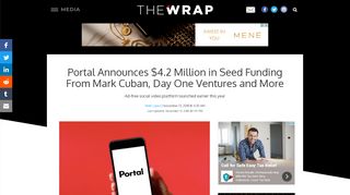 
                            4. Portal Announces $4.2 Million in Funding From ... - The Wrap