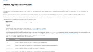
                            1. Portal Application Project - SAP Help Portal