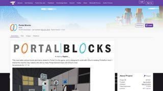 
                            9. Portal Blocks - Mods - Minecraft - CurseForge