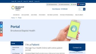 
                            2. Portal | Brookwood Baptist Health