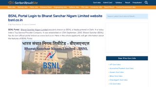 
                            8. Portal BSNL bsnl.co.in Login - BSNL Portal Official Portal ...