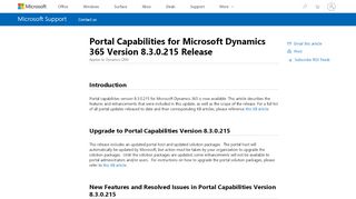 
                            4. Portal Capabilities for Microsoft Dynamics 365 Version 8.3.0.215 ...