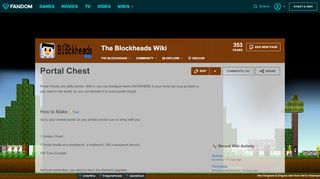 
                            1. Portal Chest | The Blockheads Wiki | FANDOM powered by Wikia