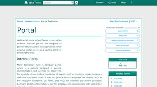 
                            9. Portal Definition - TechTerms