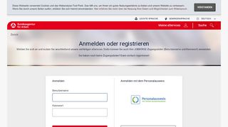 
                            2. Portal der Arbeitsagentur - Bundesagentur für Arbeit