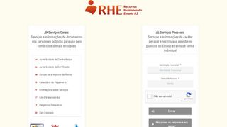 
                            1. Portal do Servidor RHE - Recursos Humanos do …