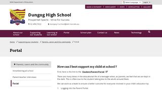 
                            8. Portal - Dungog High School