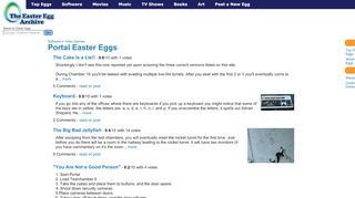 
                            9. Portal Easter Eggs - Eeggs.com