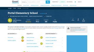 
                            7. Portal Elementary School - Portal, Georgia - GA | GreatSchools