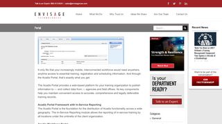 
                            3. Portal - Envisage Technologies