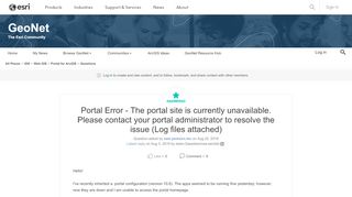 
                            7. Portal Error - The portal site is currently una... | GeoNet, The ...