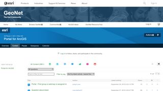 
                            8. Portal for ArcGIS | GeoNet, The Esri Community | GIS and ...