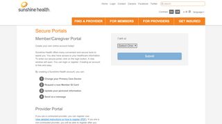 
                            4. Portal for Members | Login | Sunshine Health