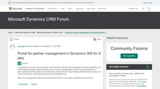 
                            8. Portal for partner management in Dynamics 365 for Sales ...