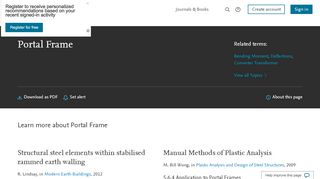 
                            9. Portal Frame - an overview | ScienceDirect Topics