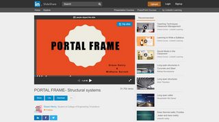 
                            3. PORTAL FRAME- Structural systems - SlideShare