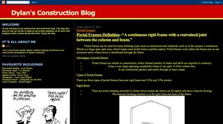 
                            4. Portal Frames - Dylan's Construction Blog