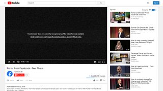 
                            6. Portal from Facebook - Feel There - YouTube