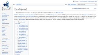 
                            6. Portal (game) - Wikiquote