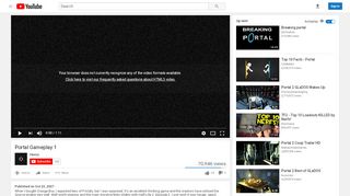 
                            2. Portal Gameplay 1 - YouTube