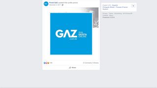 
                            4. Portal GAZ - Portal GAZ updated their profile picture. | Facebook