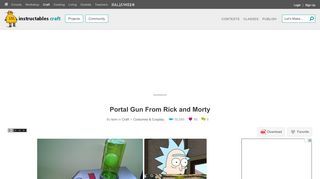 
                            11. Portal Gun From Rick and Morty: 8 Steps