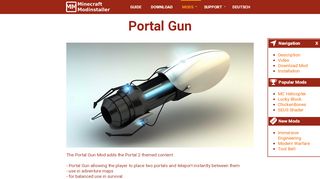 
                            10. Portal Gun Mod - 1.10.2/1.7.10/1.6.4/1.5.2 | Minecraft ...
