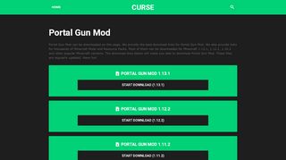 
                            2. Portal Gun Mod | Curse Downloads