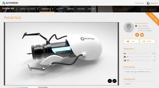 
                            3. Portal Gun|Autodesk Online Gallery