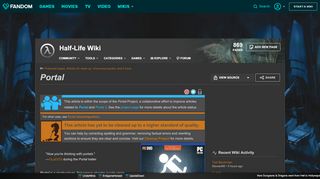 
                            6. Portal | Half-Life Wiki | FANDOM powered by Wikia