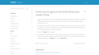 
                            3. Portal: How to sign-in to the XUNO Parent and Student Portal - XUNO ...